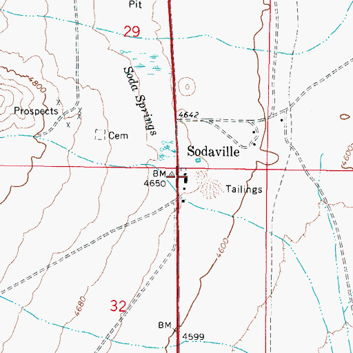 Topographic Map of American Mining Corporation, NV