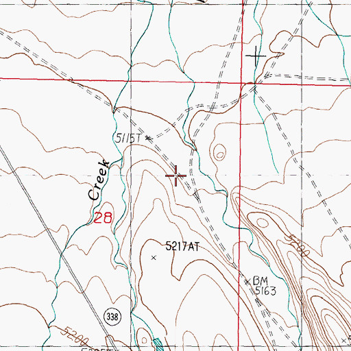 Topographic Map of Johnsons (historical), NV