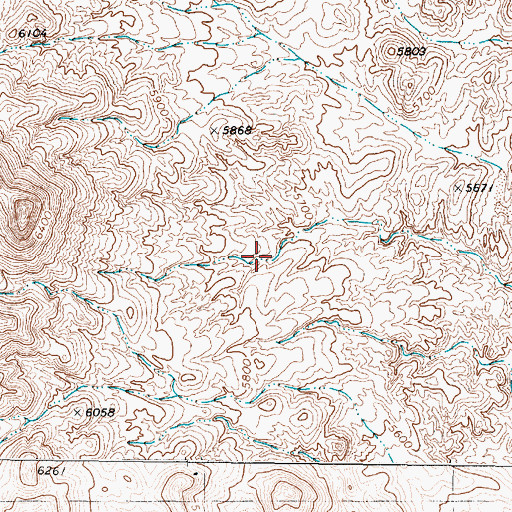 Topographic Map of Jack O'Connor Spring, NV