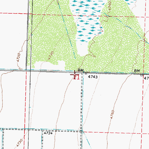 Topographic Map of Desert Station (historical), NV