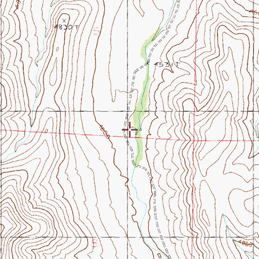Topographic Map of Churchill Spring, NV