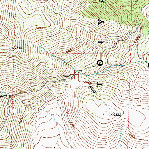 Topographic Map of Swifts Station (historical), NV