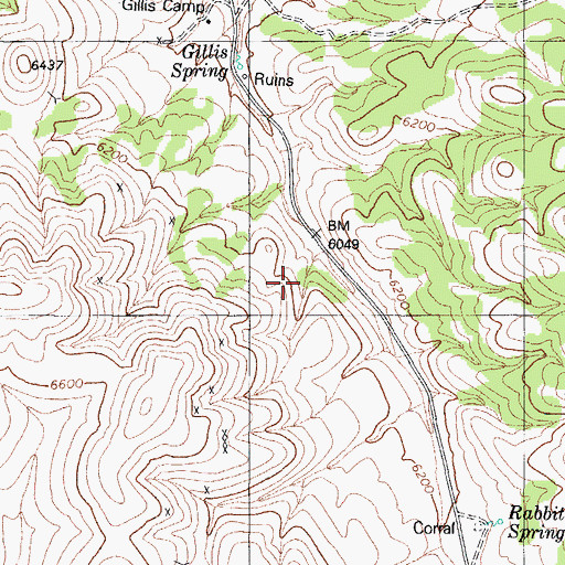 Topographic Map of Sargent Well Spring, NV