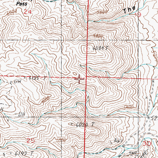 Topographic Map of Gold Dyke Mine, NV