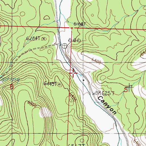 Topographic Map of Wileys Station (historical), NV