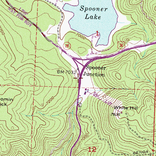 Topographic Map of Prison Honor Camp, NV