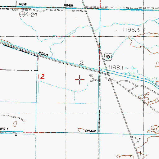 Topographic Map of Nevada City (historical), NV