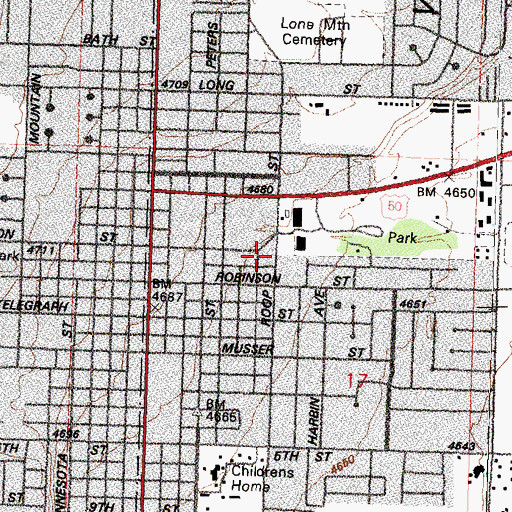 Topographic Map of Carson City Station (historical), NV