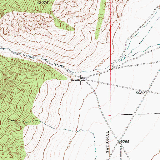 Topographic Map of Jett (historical), NV