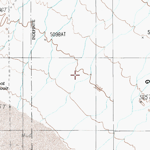Topographic Map of Gold Flat (historical), NV