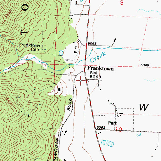 Topographic Map of Washoe Valley Reduction Works, NV