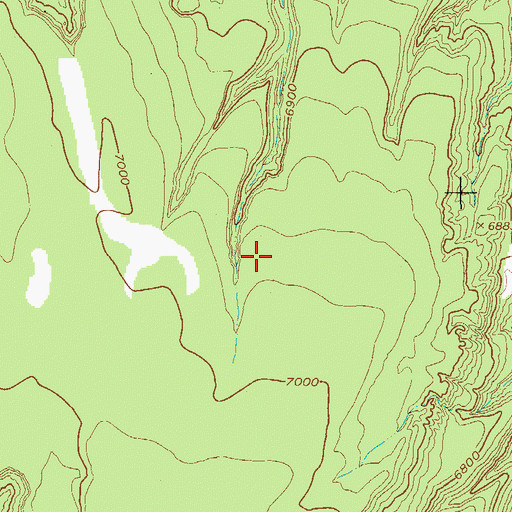 Topographic Map of Nevada Test Site Area 19, NV