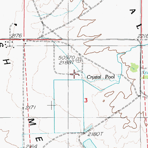 Topographic Map of Fox Ranch, NV