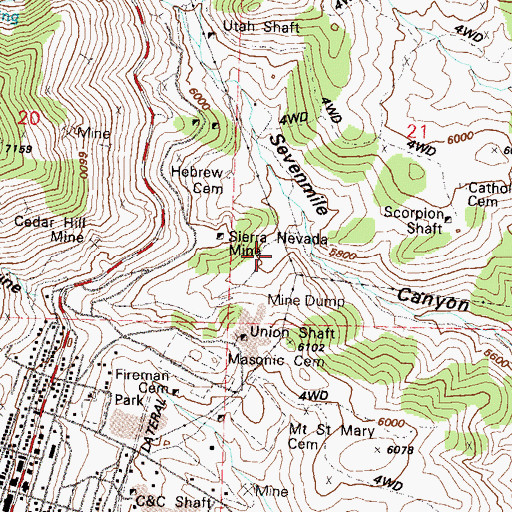 Topographic Map of Biedlemans Ranch, NV