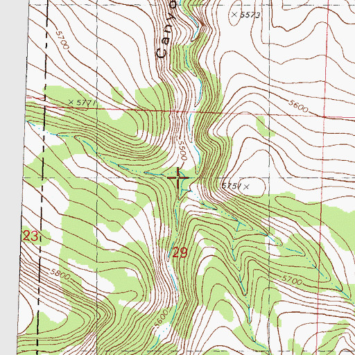 Topographic Map of Fish Spring, NV