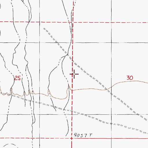 Topographic Map of Buena Vista Valley, NV