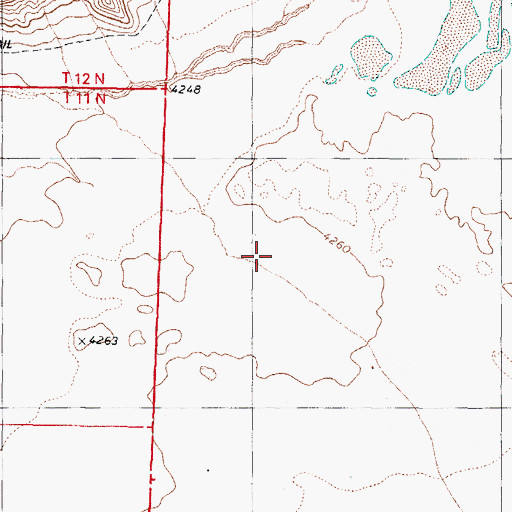 Topographic Map of Finger Rock Wash, NV