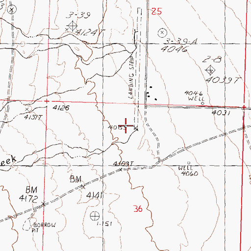 Topographic Map of Rodeo Creek, NV