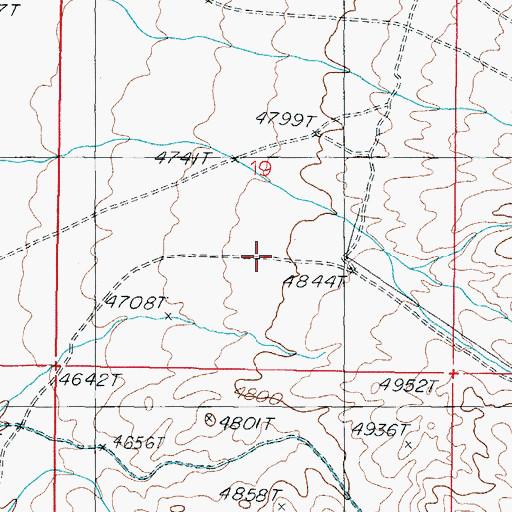 Topographic Map of South Relief Canyon, NV