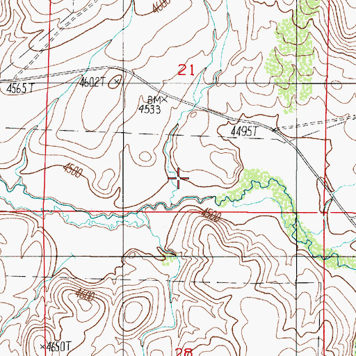 Topographic Map of Spring Creek, NV