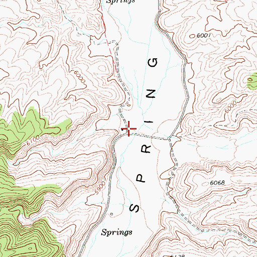 Topographic Map of State Line Canyon, NV