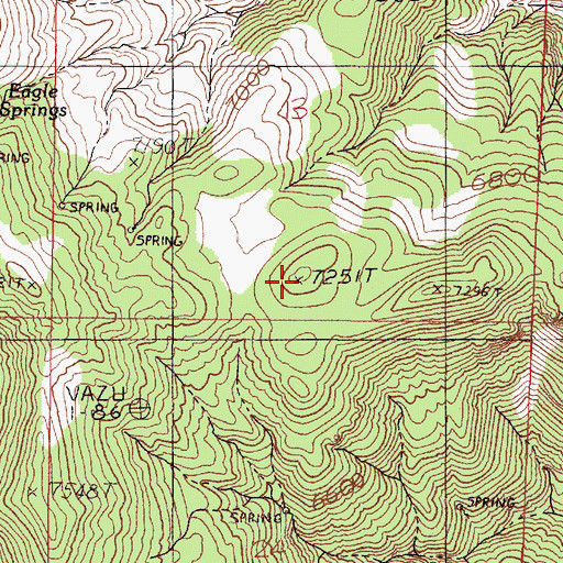 Topographic Map of Stillwater Range, NV