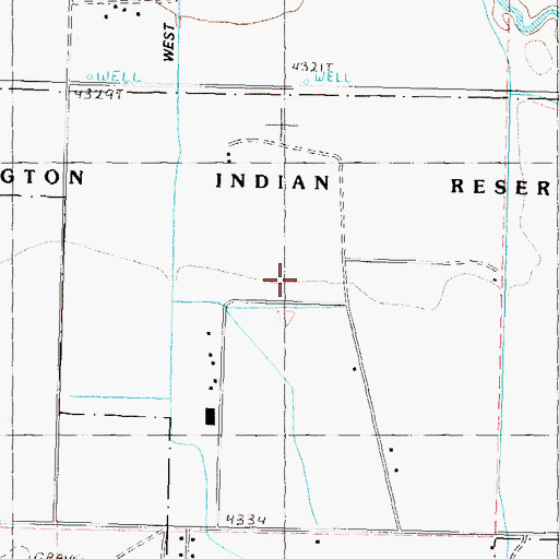 Topographic Map of Campbell Ranch, NV