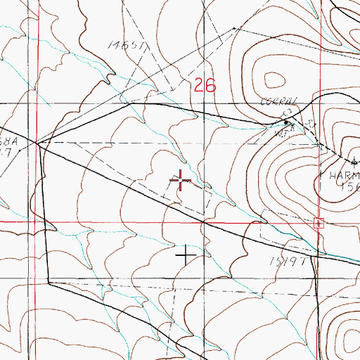 Topographic Map of Kluncy Canyon, NV