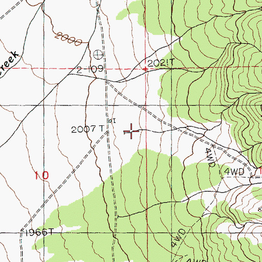 Topographic Map of Horse Canyon, NV