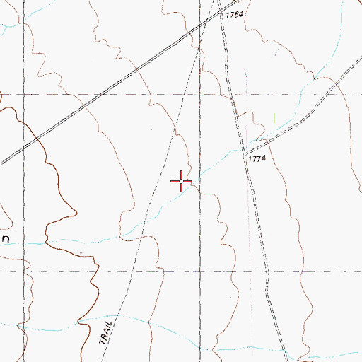 Topographic Map of Dolly Varden Canyon, NV