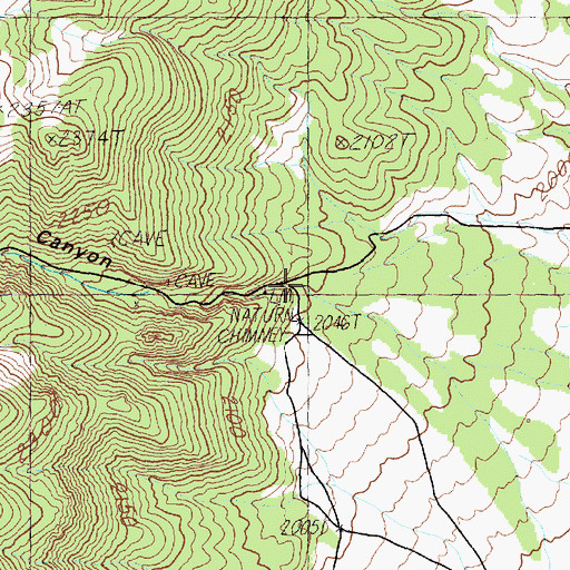 Topographic Map of Gold Canyon, NV