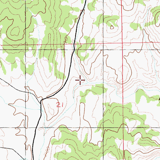 Topographic Map of Queue Valley, NV