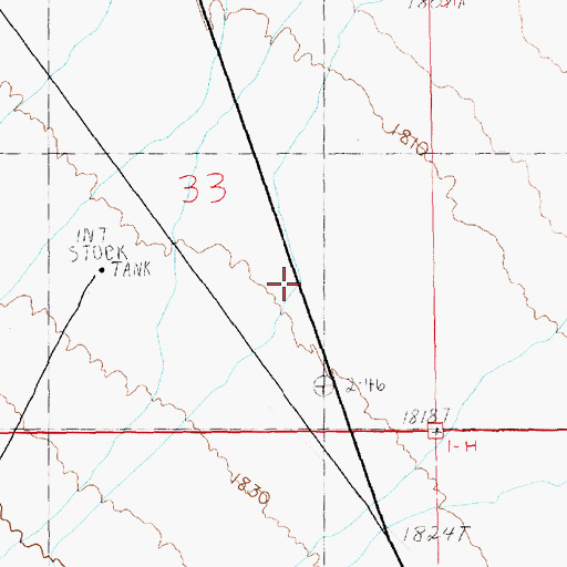 Topographic Map of Antone Creek, NV