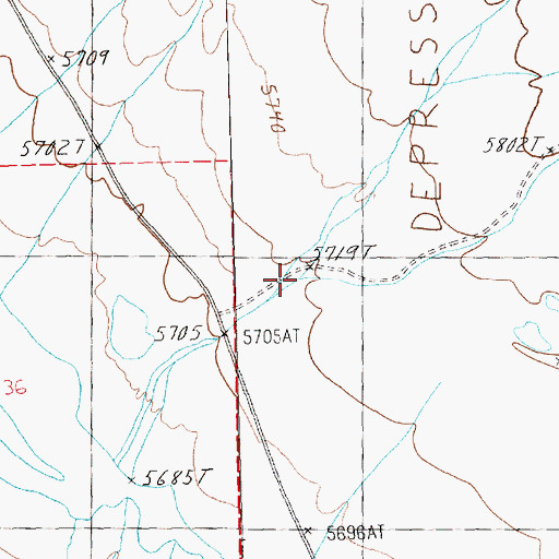 Topographic Map of Mike Springs Wash, NV