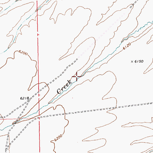 Topographic Map of Bull Camp, NV