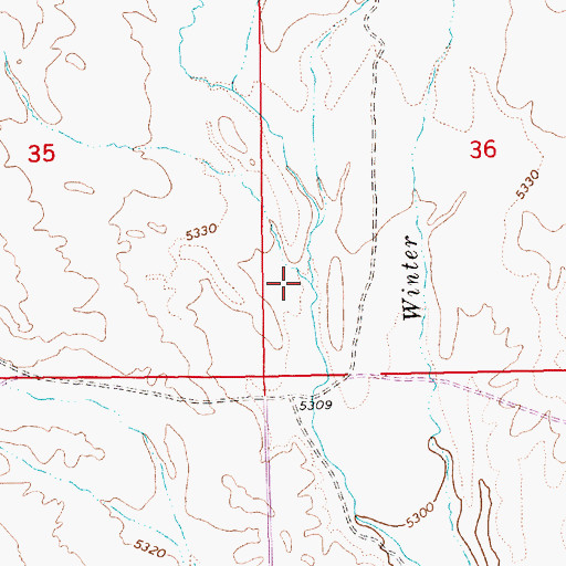 Topographic Map of Spring Creek, NV