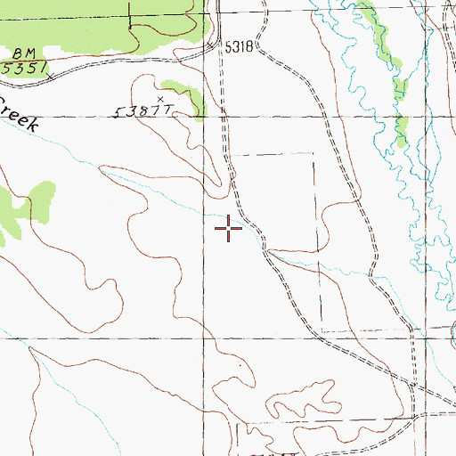 Topographic Map of Horse Gulch, NV