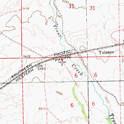 Topographic Map of Starr, NV