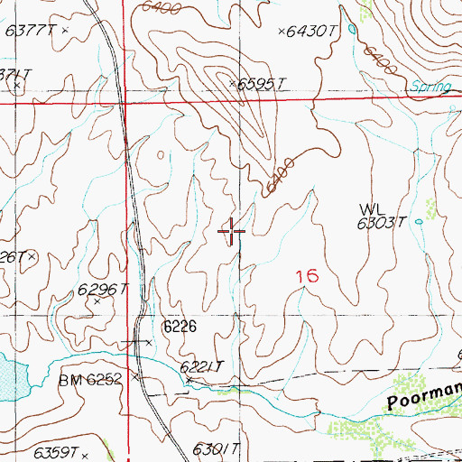 Topographic Map of Kearns Spring, NV