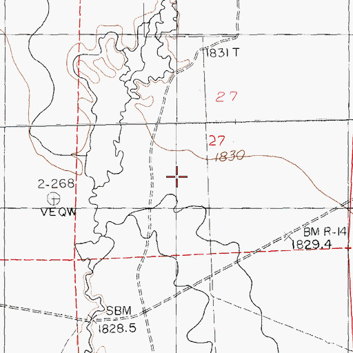 Topographic Map of Ruby Valley Reservoir Number One, NV
