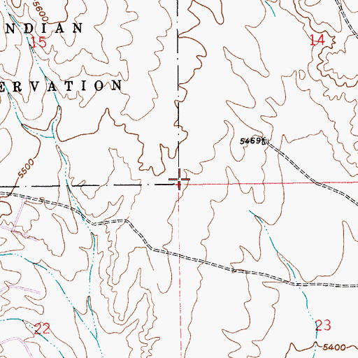 Topographic Map of Burner Basin Well, NV