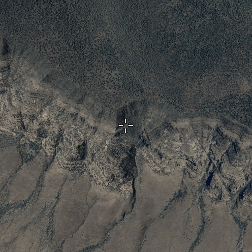 Aerial/Satellite Image of Nantac Rim, AZ