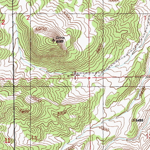 Topographic Map of Red Spring Number Ten, NV