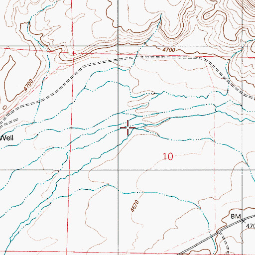 Topographic Map of Spring Creek, NV