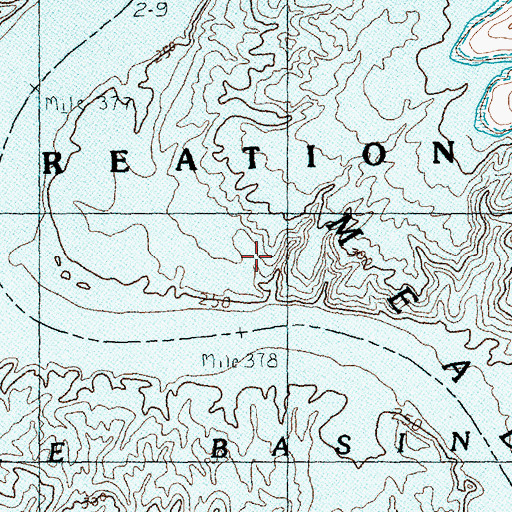 Topographic Map of Temple Bar Mill (historical), NV