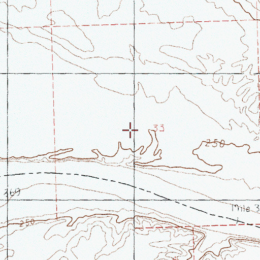 Topographic Map of Rioville (historical), NV