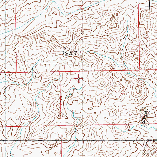 Topographic Map of Fire Bowl, NV