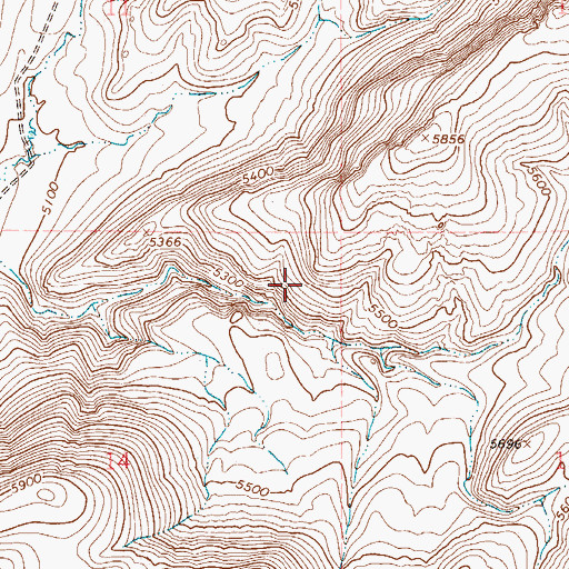 Topographic Map of Rocky Canyon Spring, NV