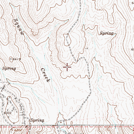 Topographic Map of Myers Ranch, NV