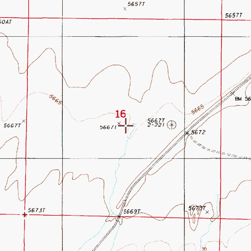 Topographic Map of Indian Creek, NV
